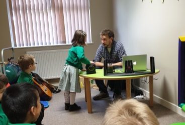 WMC visits Wrexham Early Years Centre