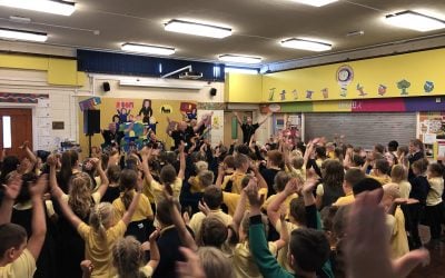 Make Some Noise visits Ysgol Heulfan!