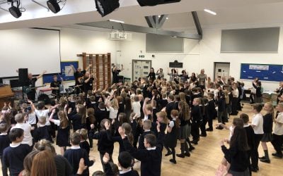Make Some Noise visits Ysgol Penycae