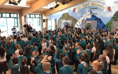 Make Some Noise visits Ysgol Alexandra