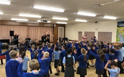 Make Some Noise visits Holt CP School