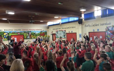 Make Some Noise visits Ysgol Cefn Mawr
