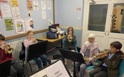 Bellevue Community Youth Band in full flow!